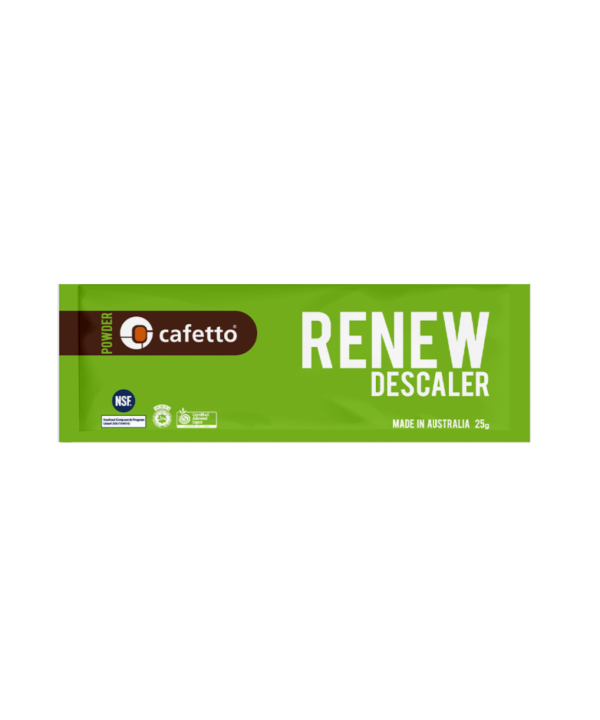 Organiški kalkių šalinimo milteliai Cafetto Renew Descaler, 1 vnt