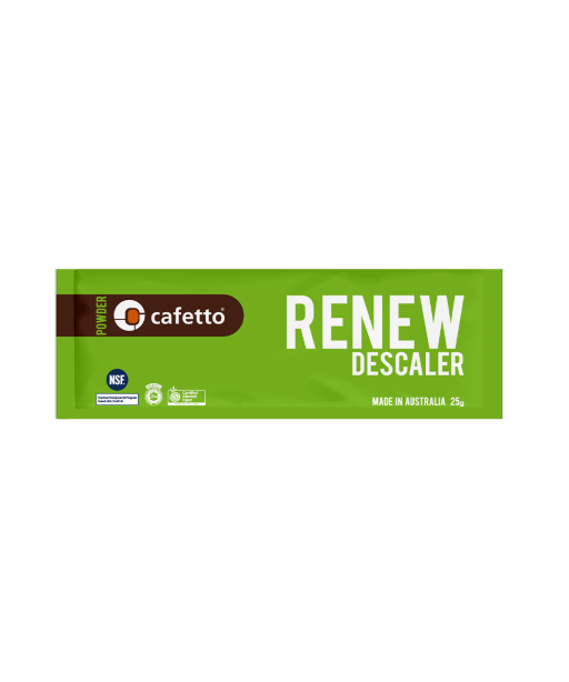 Organiški kalkių šalinimo milteliai Cafetto Renew Descaler, 1 vnt